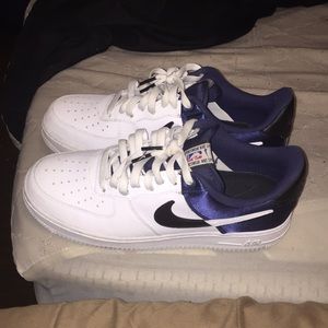 A pair of AirForce One’s Brand New